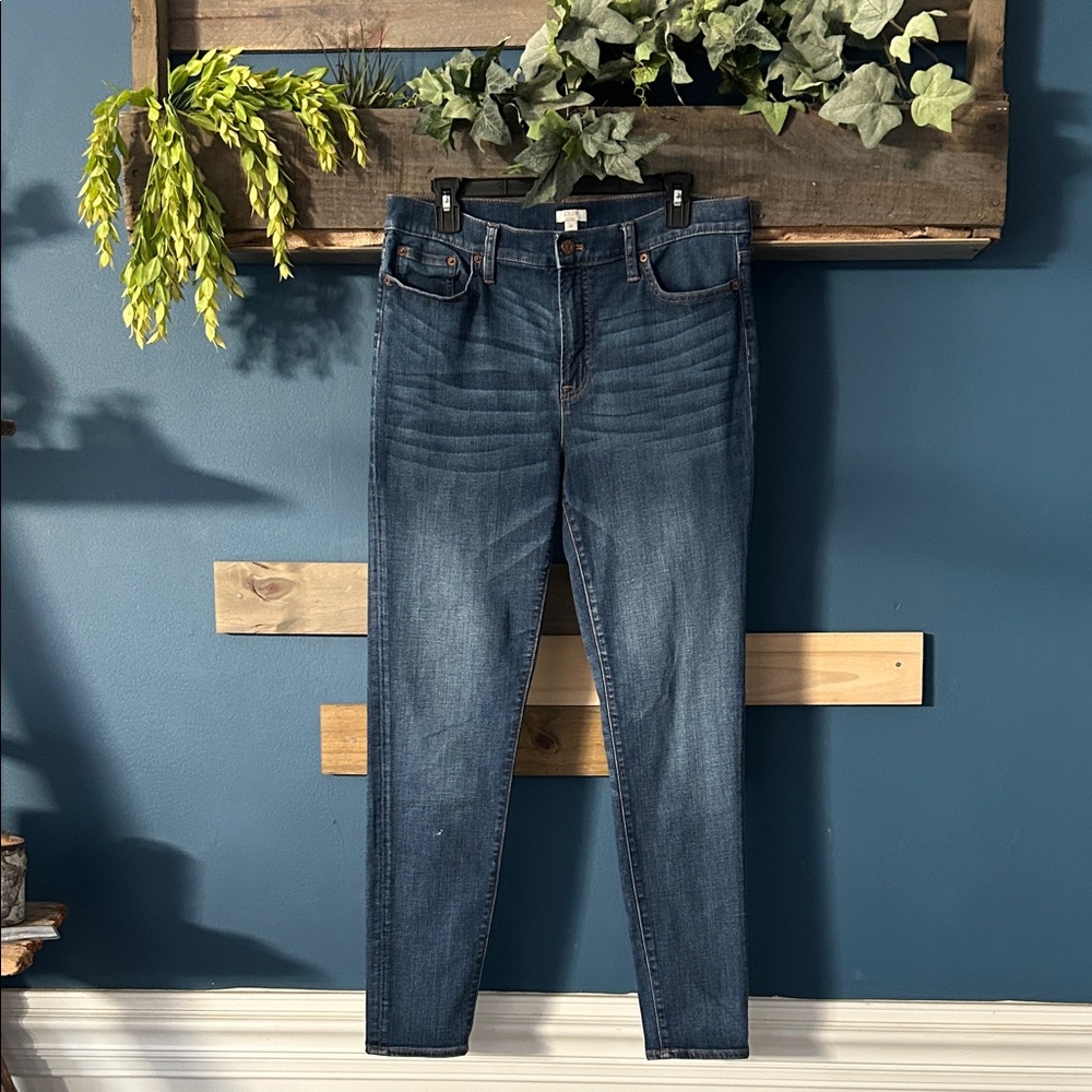 J. Crew Dark Blue Skinny Jeans